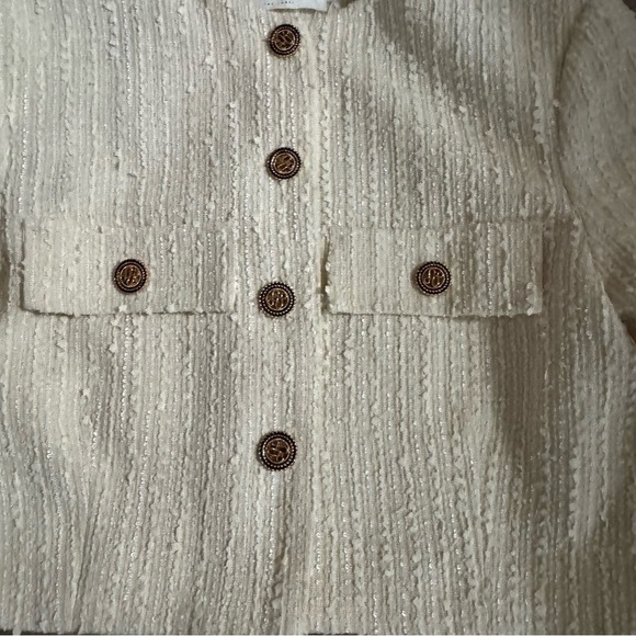 Women's NWT ASTR the Label Covina Matching Cream Tweed Skirt and Blazer Set - Picture 10 of 16